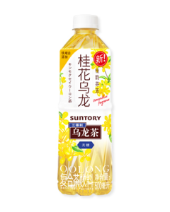 三得利桂花乌龙茶无糖500ML