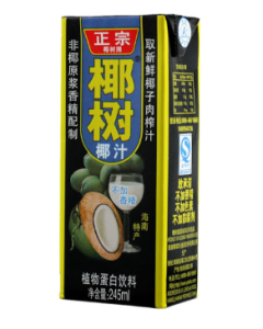 椰树牌 椰汁 盒装 245ml