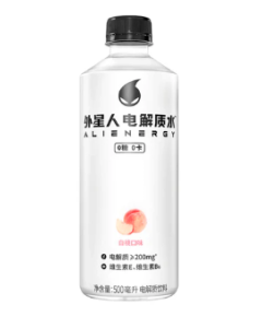 元气森林外星人无糖电解质水(白桃味) 500ML