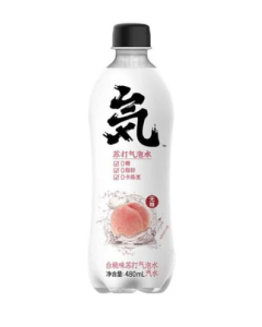 元气森林 苏打气泡水（白桃味）480ML