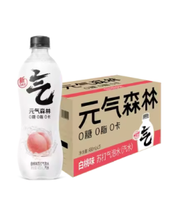 元气森林 苏打气泡水（白桃味）480ML*15