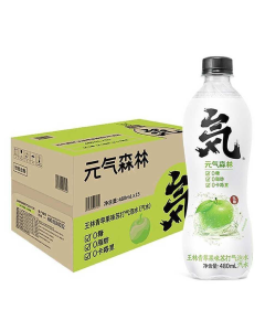 元气森林 苏打气泡水（王林青苹果）480ML * 15