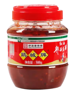 鹃城红油郫县豆瓣酱 - 胶瓶 500g