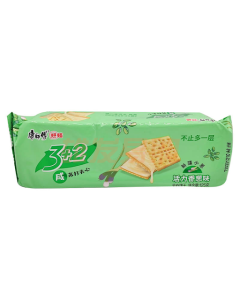 康师傅3+2咸夹心饼干香葱味125g